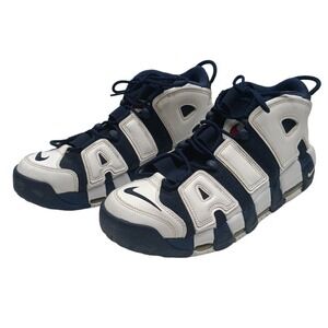 Nike Air Max More Uptempo "Olympic" White/Navy Blue Pippen Size 12 [414962-104]